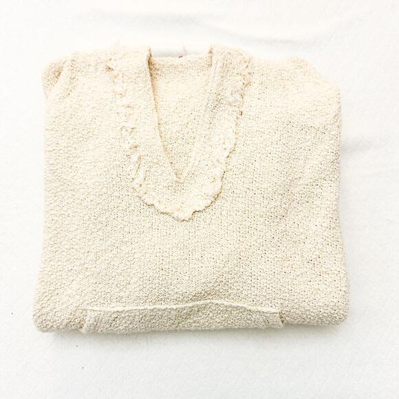 Rag & Bone Cream Ecru Pullover Hooded Sweater Alice Size Small - Picture 5 of 5
